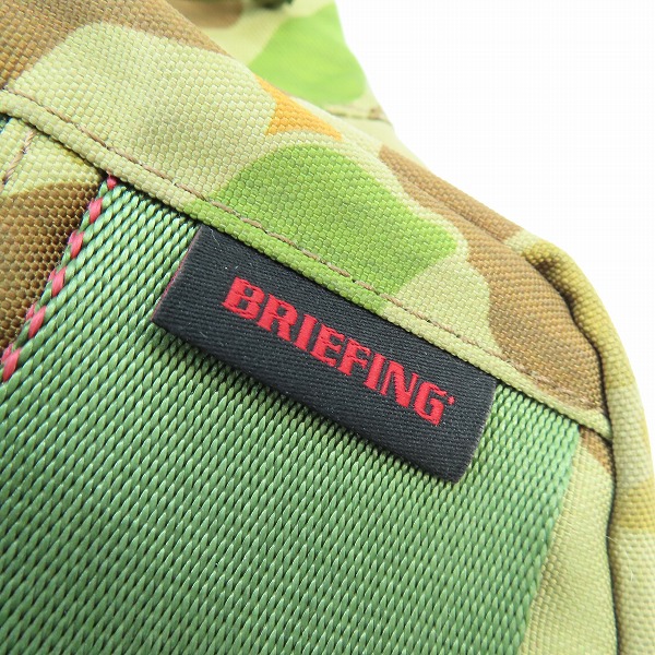 実際に弊社で買取させて頂いたBRIEFING/ブリーフィング 迷彩柄ボディバッグの画像 5枚目