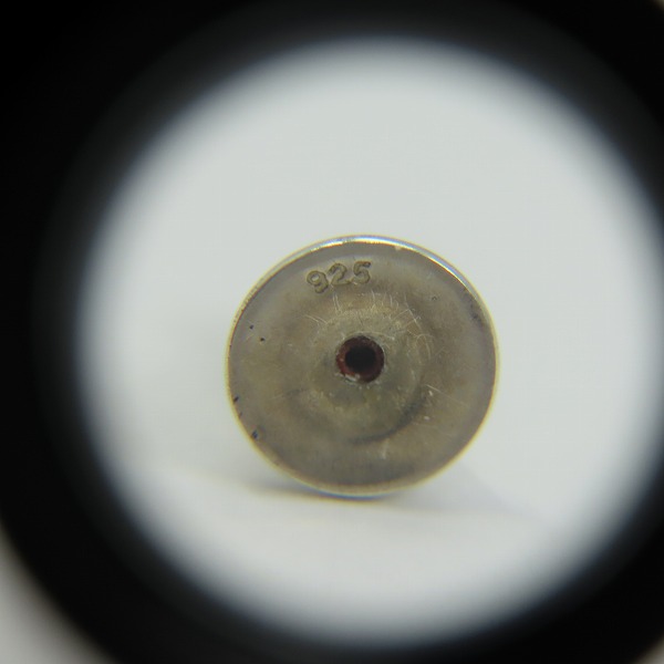 実際に弊社で買取させて頂いたCHROME HEARTS/クロムハーツ STUD CRS BALL MINI/スタッド クロスボールミニ ピアスの画像 6枚目