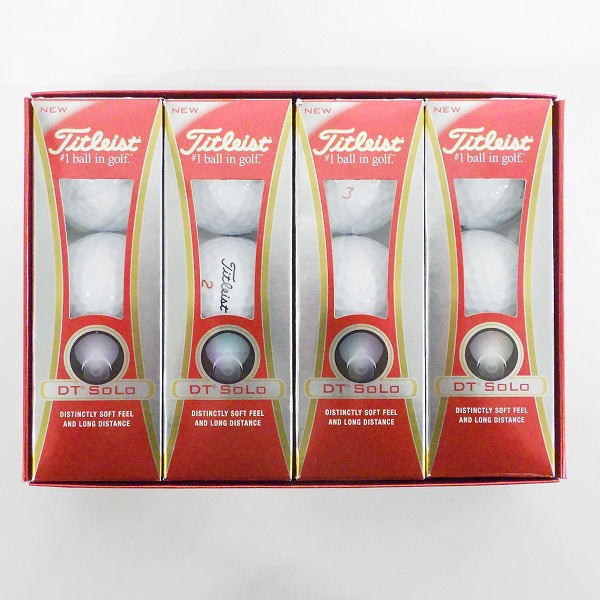 実際に弊社で買取させて頂いた【未使用】Titleist/タイトリスト DT SOLO ゴルフボール ホワイト 1ダース