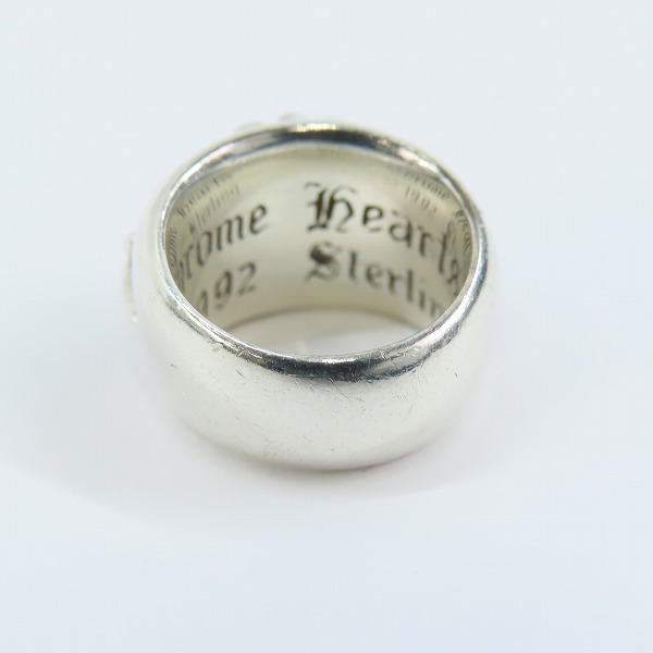 実際に弊社で買取させて頂いたCHROME HEARTS/クロムハーツ FLRL CRS/クロムハーツ フローラルクロスリング/9-9.5号の画像 4枚目