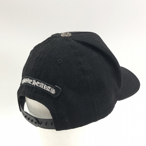 実際に弊社で買取させて頂いた【JPタグ】CHROME HEARTS/クロムハーツ ダガー ブラック刺繍 キャップ/帽子の画像 3枚目