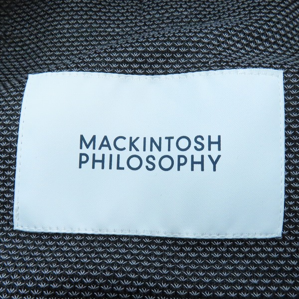 実際に弊社で買取させて頂いたMACKINTOSH PHILOSOPHY/マッキントッシュ フィロソフィ テーラードジャージー ジャケット H1E37-338-08/40Lの画像 2枚目