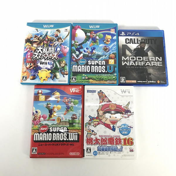 実際に弊社で買取させて頂いた【おまとめ】Nintendo/任天堂 WII/WIIU/PS4 コールオブデューティ 他 ゲームソフト/ゲームカセット