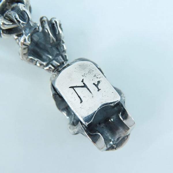 実際に弊社で買取させて頂いたNECROMANCE/ネクロマンス スカルリンクブレスレットの画像 5枚目