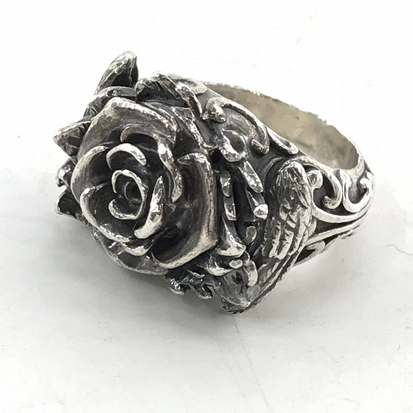 実際に弊社で買取させて頂いたUNDER COVER/アンダーカバー シルバーリング WingROSE 11号