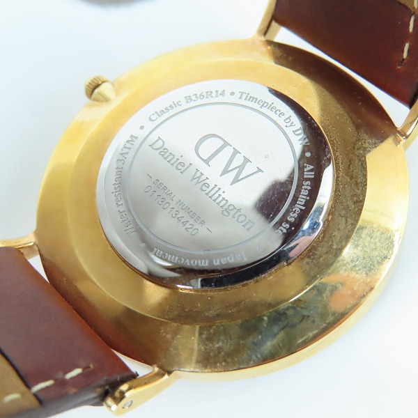 実際に弊社で買取させて頂いたDaniel Wellington/ダニエルウェリントン クォーツ 腕時計 DW00100136【動作未確認】の画像 3枚目