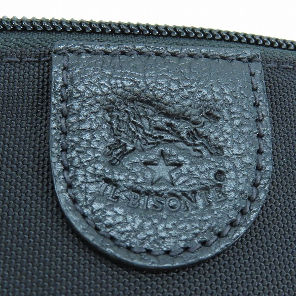 実際に弊社で買取させて頂いたIL BISONTE/イルビゾンテ ショルダーバッグ ブラックの画像 4枚目