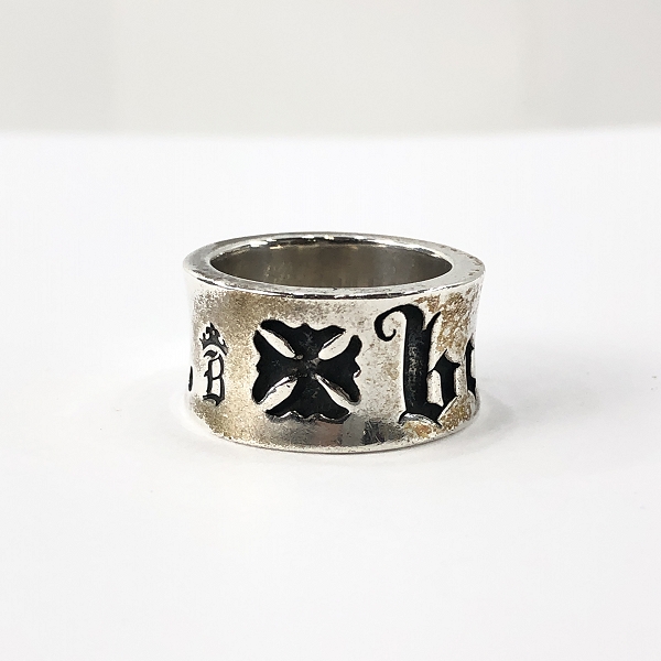 実際に弊社で買取させて頂いた【ギャラ付き】Bill Wall Leather/BWL/ビルウォールレザー エグゼクティブ クロス リング/18.5-19.5号の画像 4枚目