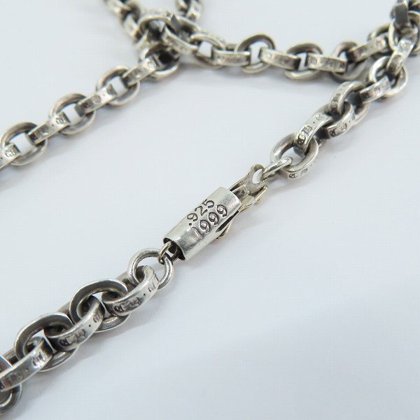 実際に弊社で買取させて頂いたCHROME HEARTS/クロムハーツ PAPER CHAIN/ペーパーチェーン ネックレス 20インチの画像 2枚目