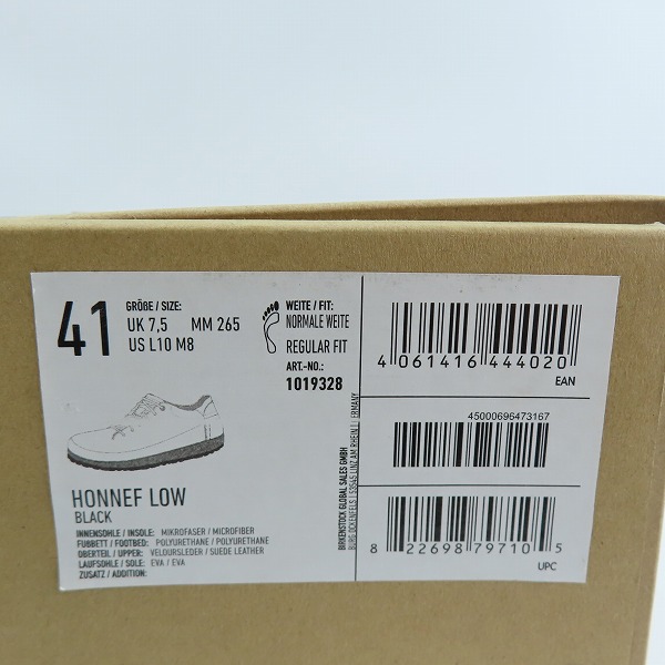 実際に弊社で買取させて頂いたBIRKENSTOCK/ビルケンシュトック HONNEF LOW/ホンネフ シューズ 1019328 /41の画像 8枚目