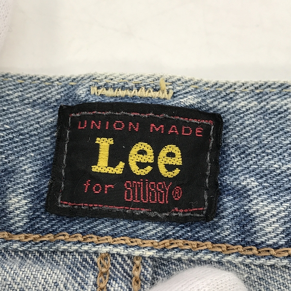 実際に弊社で買取させて頂いたLee×STUSSY/リー×ステューシー コラボ デニムパンツ ジーンズ LB0009/32の画像 4枚目