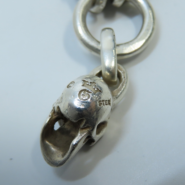 実際に弊社で買取させて頂いた【ギャラ付き】Gabor/ガボール Half Skull With 2 Quarter Skulls & 6Chain トップ/チェーンの画像 5枚目