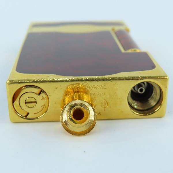 実際に弊社で買取させて頂いたS.T.Dupont/エステーデュポン LIGNE2/ライン2 ガスライター 漆 マデューロ 16881の画像 4枚目