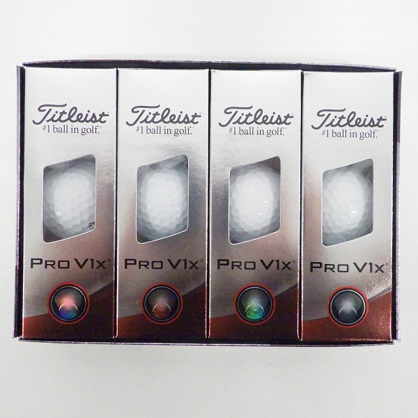 実際に弊社で買取させて頂いた【未使用】Titleist/タイトリスト PRO V1x ゴルフボール ホワイト 1ダース 