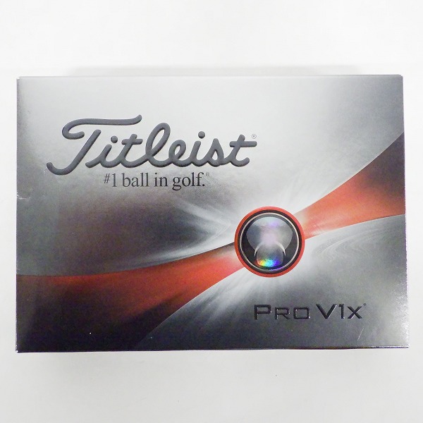 実際に弊社で買取させて頂いた【未使用】Titleist/タイトリスト PRO V1x ゴルフボール ホワイト 1ダース の画像 2枚目