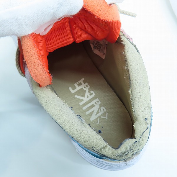 実際に弊社で買取させて頂いたNIKE×SACAI×KAWS/ナイキ×サカイ×カウズ BLAZER LOW REED ブレーザー ロー DM7901-200 28.0の画像 4枚目