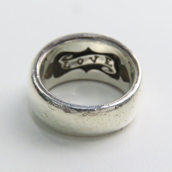 実際に弊社で買取させて頂いたRAT RACE/ラットレース Domed Ring -Narrow- /LOVE/リング 17-18号の画像 3枚目