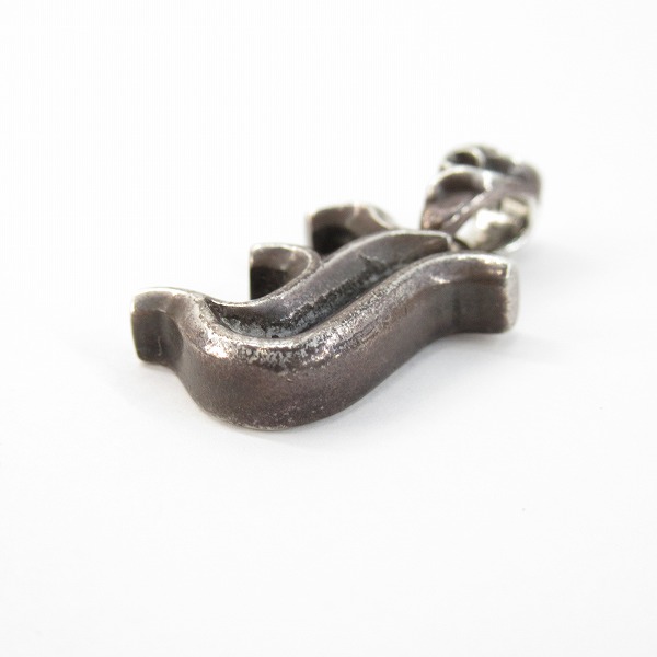 実際に弊社で買取させて頂いたCHROME HEARTS/クロムハーツ ALPHABET T/アルファベット J イニシャル トップ/ペンダントの画像 2枚目