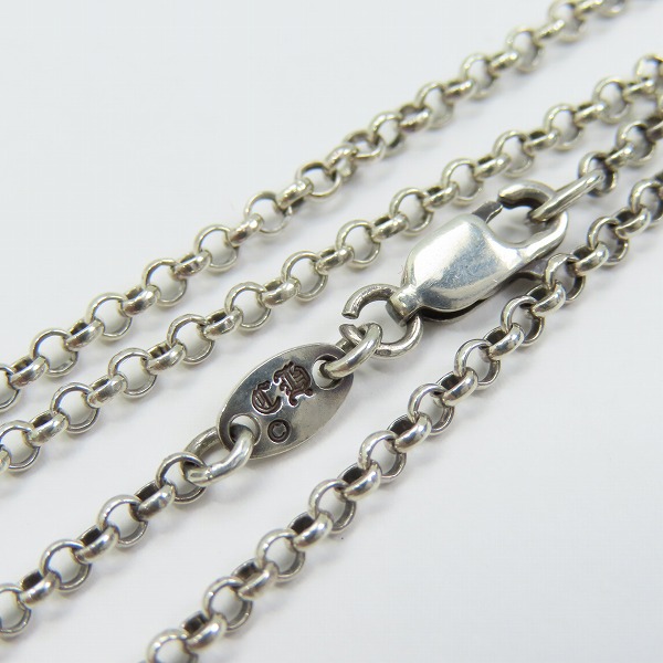 実際に弊社で買取させて頂いたCHROME HEARTS/クロムハーツ ロールチェーン/ネックチェーン ネックレス 16inch