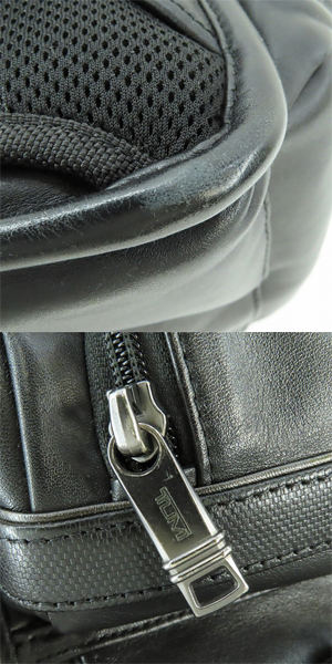 実際に弊社で買取させて頂いたTUMI/トゥミ ALPHA 3/アルファ3 ブリーフ パック/リュック レザー ブラック 117343-1041/9603580DL3の画像 6枚目