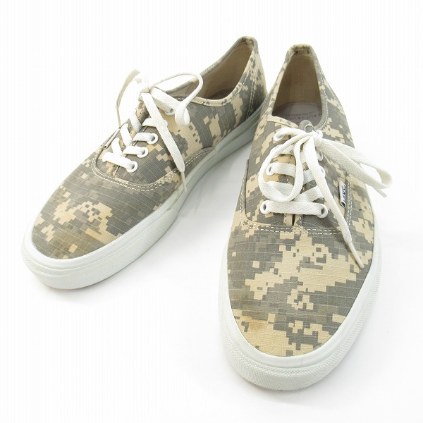 実際に弊社で買取させて頂いたVANS/バンズ×BEAUTY&YOUTH/ビューティー&ユース デジタルカモ オーセンティック スニーカー 520038-0001 /29