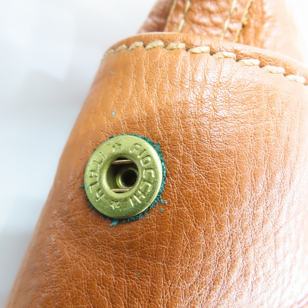 実際に弊社で買取させて頂いたIL BISONTE/イルビゾンテ レザー ショルダーバッグの画像 7枚目