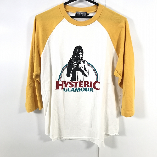 実際に弊社で買取させて頂いたHYSTERIC GLAMOUR/ヒステリックグラマー 22SS レインボー ウーマン ラグラン 七分袖 Tシャツ 02221CL10/L