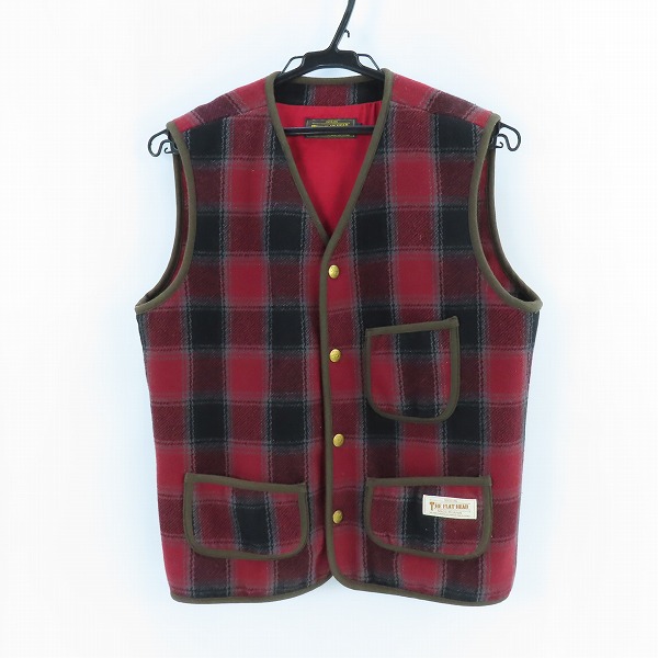 実際に弊社で買取させて頂いたTHE FLAT HEAD/ザ フラットヘッド ウール チェックベスト WV-04/38