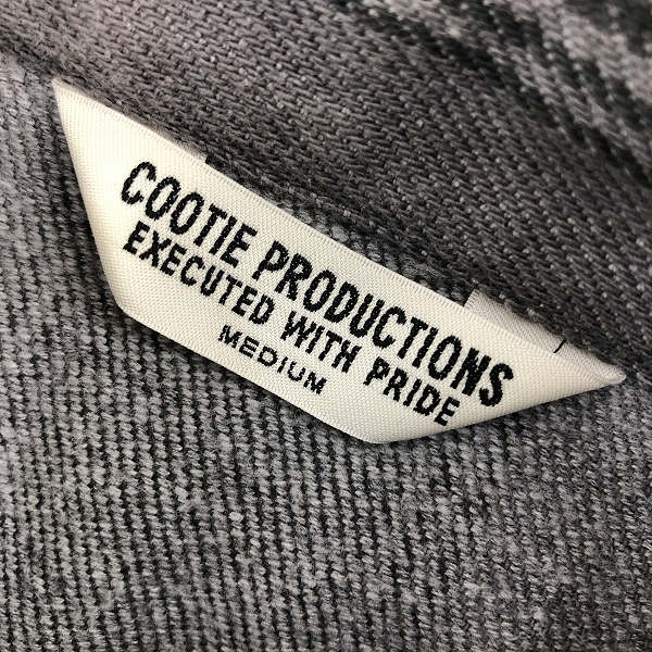 実際に弊社で買取させて頂いたCOOTIE PRODUCTIONS/クーティープロダクションズ コットン ボタン 長袖シャツ/Mの画像 2枚目
