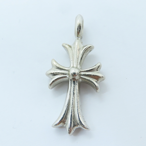 実際に弊社で買取させて頂いたCHROME HEARTS/クロムハーツ PLAT TNY CRSF P DMND プラチナ タイニーファットクロス チャーム w/ダイヤパヴェの画像 2枚目