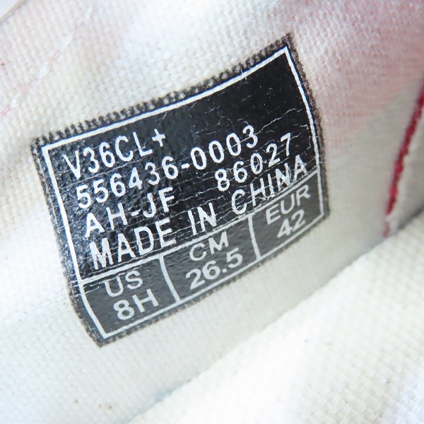 実際に弊社で買取させて頂いたVANS/ヴァンズ バンズ V36CL  OLD SKOOL DX/オールドスクール 556436-0003/26.5の画像 5枚目