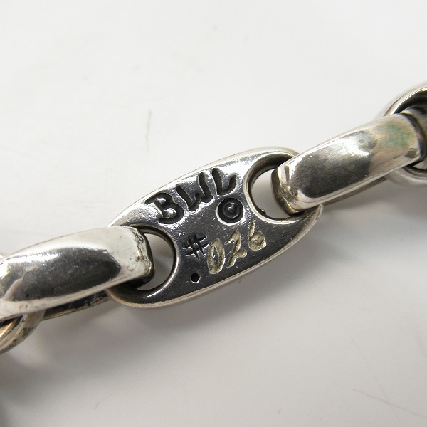 実際に弊社で買取させて頂いた【ギャラ付き】Bill Wall Leather/BWL/ビルウォールレザー ミッドスター ウォレットチェーンの画像 3枚目