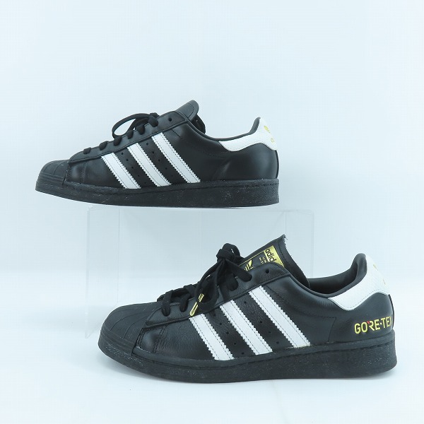 実際に弊社で買取させて頂いたadidas×atmos/アディダス×アトモス SUPERSTAR GTX atmos G-SNK CBLACK スーパースター ID3265 26.5の画像 3枚目