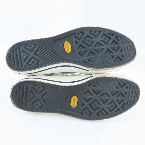 実際に弊社で買取させて頂いたCONVERSE/コンバース ADDICT/アディクト CHUCK TAYLOR/チャックテイラー レザー スニーカー/26.5の画像 2枚目