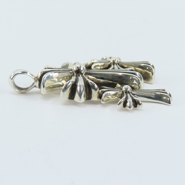実際に弊社で買取させて頂いたCHROME HEARTS/クロムハーツ 3 CH CRS SML トリプルCHクロススモールの画像 4枚目