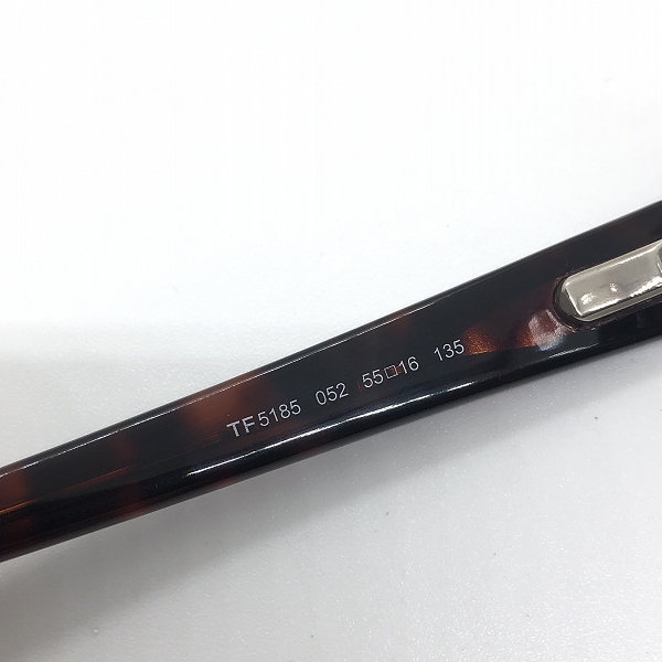 実際に弊社で買取させて頂いたTOM FORD/トムフォード アイウェア/メガネフレーム TF5185 052の画像 6枚目