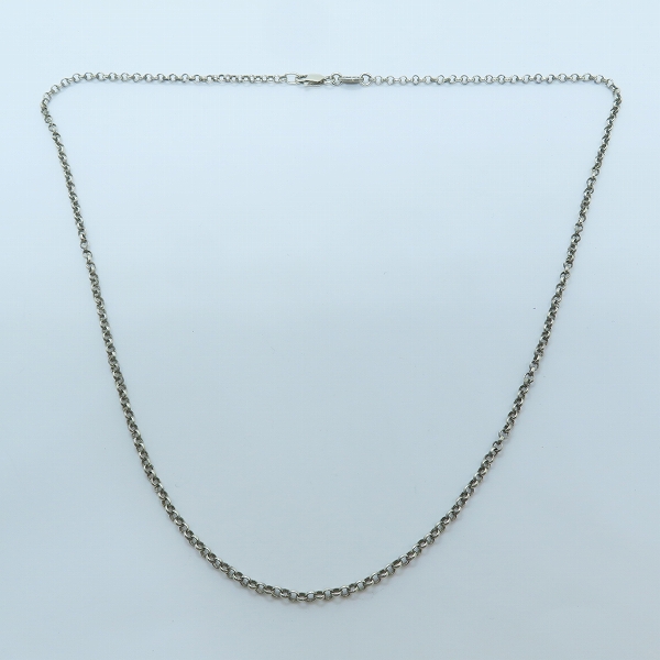 実際に弊社で買取させて頂いたCHROME HEARTS/クロムハーツ ロールチェーン/ネックチェーン ネックレス/18inchの画像 5枚目