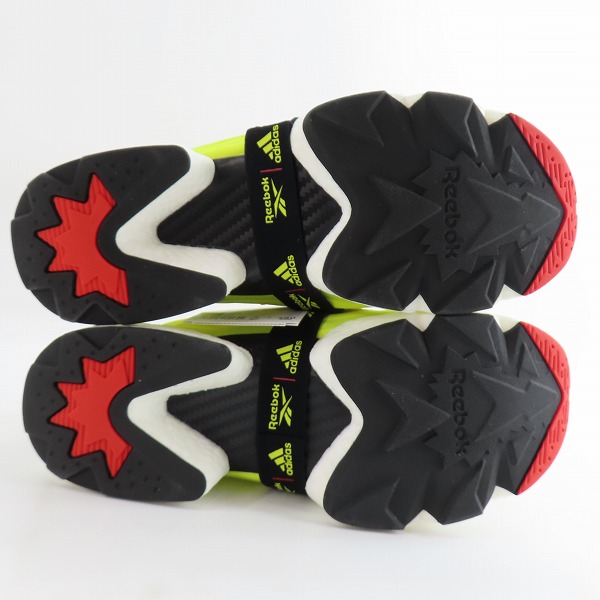 実際に弊社で買取させて頂いた【未使用】adidas×Reebok/アディダス×リーボック INSTAPUMP FURY BOOST/インスタポンプフューリーブースト FW5305/26の画像 2枚目