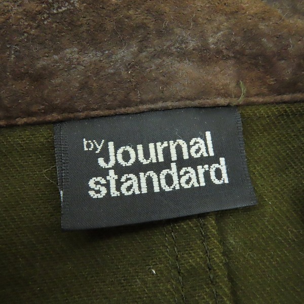 実際に弊社で買取させて頂いたJOURNAL STANDARD/ジャーナルスタンダード 豚革 切替 ブルゾン Lの画像 3枚目