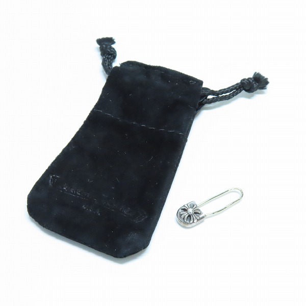 実際に弊社で買取させて頂いたCHROME HEARTS/クロムハーツ SAFETY PIN EARRING CH plus/セーフティー ピン ピアス 右耳用の画像 6枚目