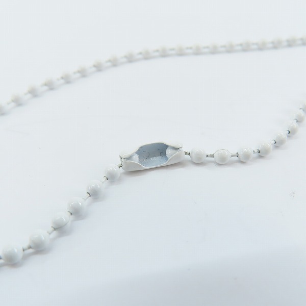 実際に弊社で買取させて頂いたCHROME HEARTS/クロムハーツ スモールCHクロス シリコン ホワイトの画像 6枚目