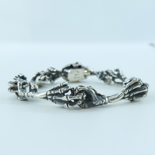 実際に弊社で買取させて頂いたNECROMANCE/ネクロマンス スカルリンクブレスレットの画像 3枚目