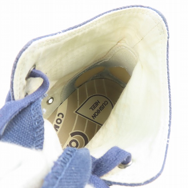 実際に弊社で買取させて頂いたCONVERSE ADDICT/コンバース アディクト  x GOD SELECTION XXX//ゴッドセレクション huck Taylor CANBAS TX 1SD013/29の画像 4枚目