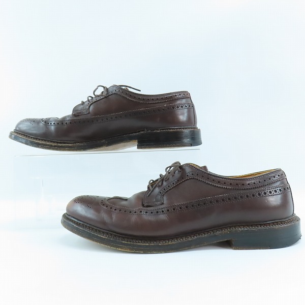 実際に弊社で買取させて頂いたalden/オールデン ウイングチップ レザーシューズ/9.5の画像 3枚目