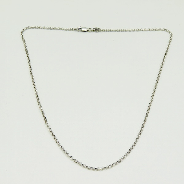 実際に弊社で買取させて頂いたCHROME HEARTS/クロムハーツ ロールチェーン/ネックチェーン ネックレス 16inchの画像 4枚目