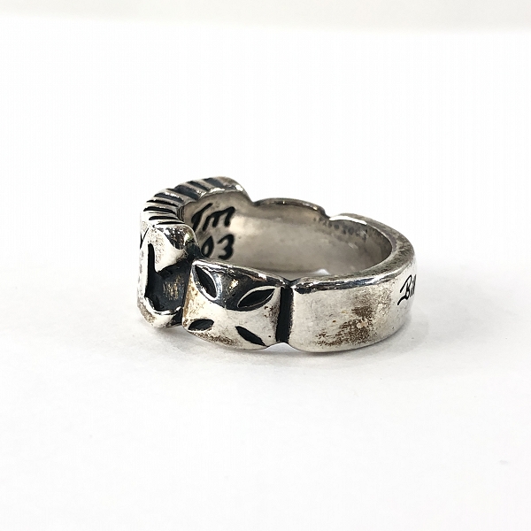 実際に弊社で買取させて頂いたBill Wall Leather/BWL/ビルウォールレザー ロゴデザインリング/14号の画像 2枚目