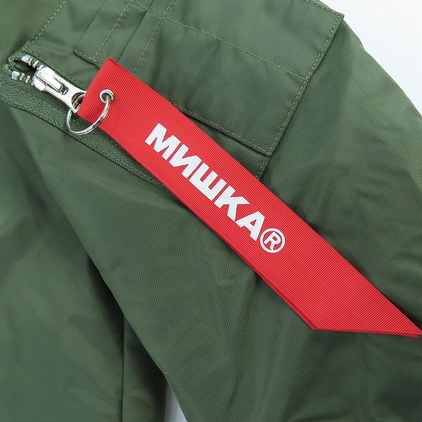 実際に弊社で買取させて頂いたMISHKA/ミシカ MA-1 ジャケット/Lの画像 3枚目