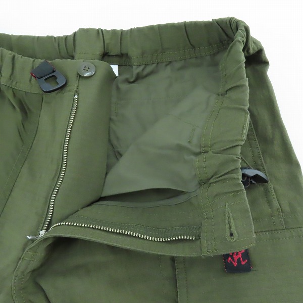 実際に弊社で買取させて頂いたGRAMICCI×BRIEFING×BEAMS/グラミチ×ブリーフィング×ビームス カーゴハーフパンツ/ショーツ カーキ GMP-17S154/Mの画像 5枚目