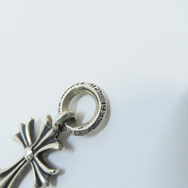 実際に弊社で買取させて頂いたCHROME HEARTS/クロムハーツ オールド刻印 タイニー CH クロス チャーム/トップの画像 5枚目