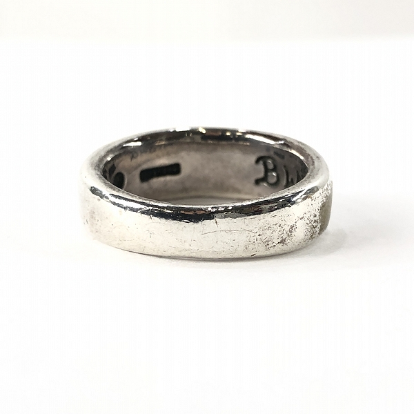 実際に弊社で買取させて頂いたBill Wall Leather/BWL/ビルウォールレザー スムース Cクロス クロス リング/18.5号の画像 3枚目